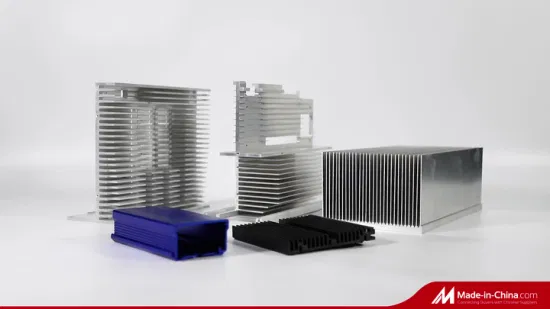 Profil d'extrusion en alliage d'aluminium personnalisé, radiateur TV/ordinateur/climatiseur/servomoteur/dissipateur thermique de refroidissement d'équipement électrique