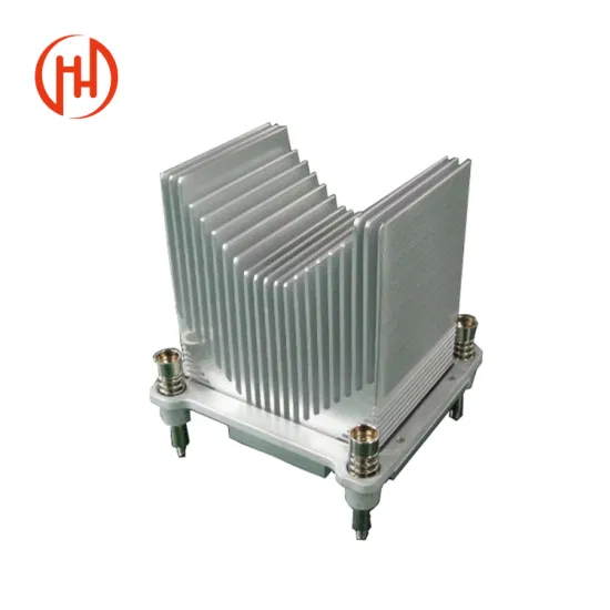 Dissipateur thermique en aluminium, radiateur industriel, machines d'usinage CNC, imprimante 3D, pièce usinée